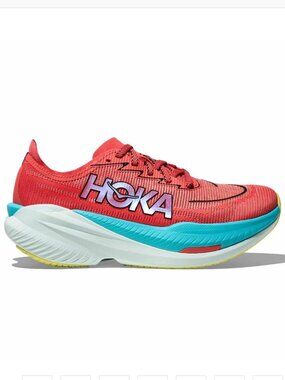 HOKA Mach X 2 Women's Grapefruit/Electric Coral Running Shoe Size:10B